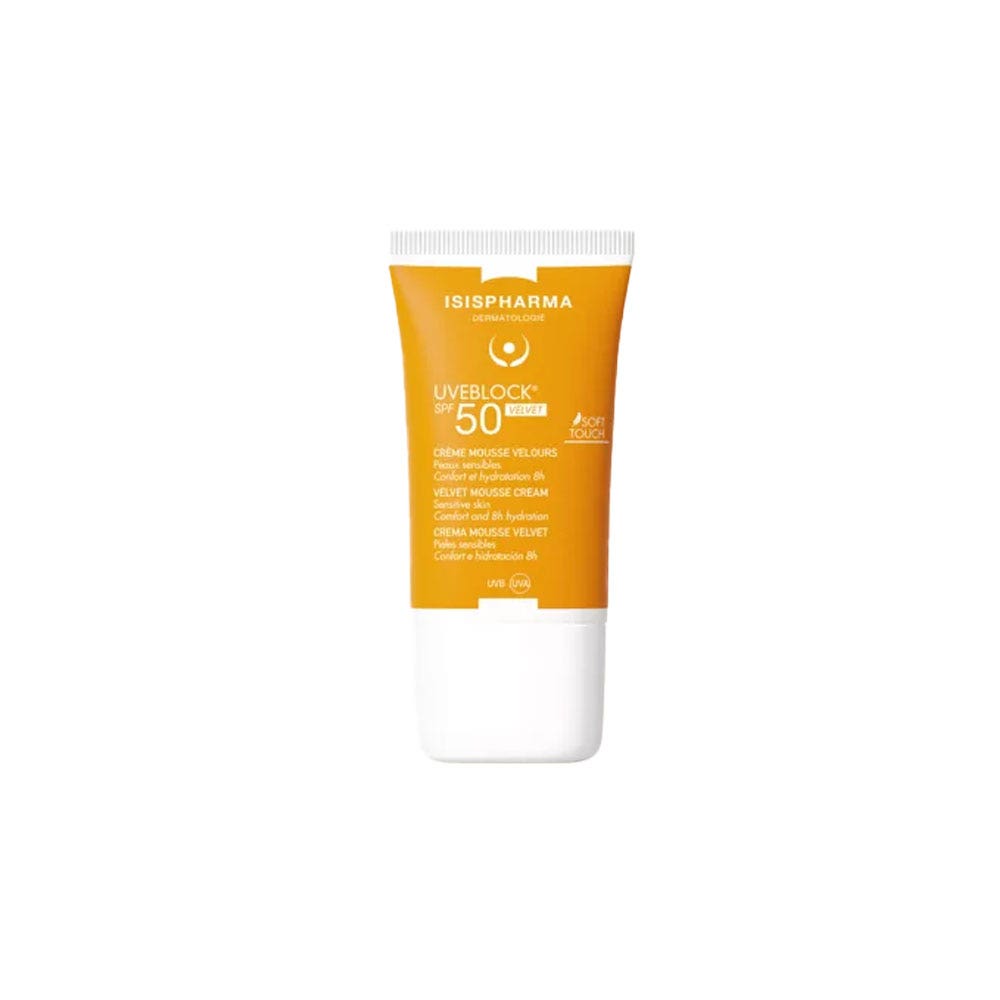 Isispharma Uveblock Velvet Crème Mousse Velour SPF50 40ml