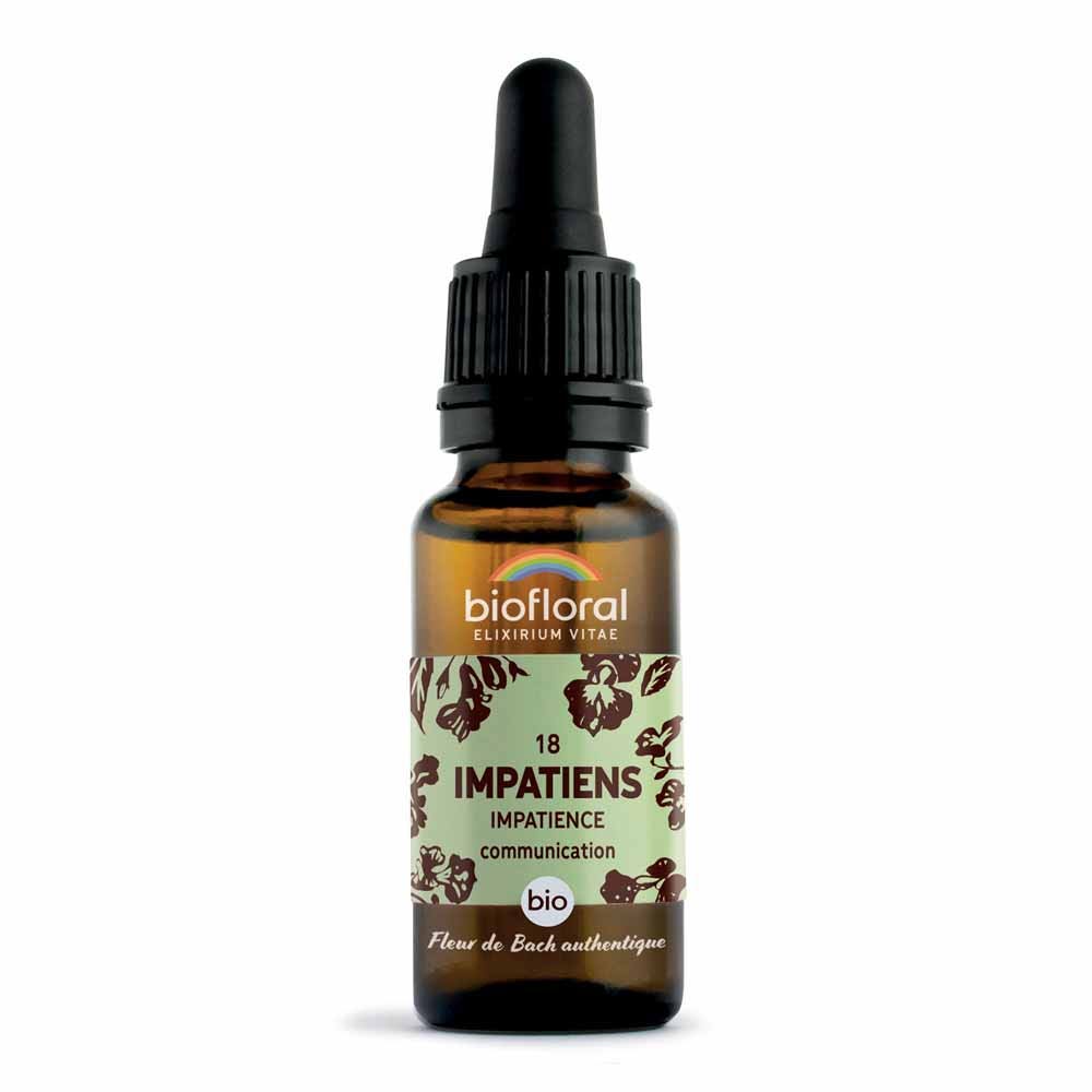 Biofloral Fleurs De Bach n°18 Impatience Bio Demeter 20ml