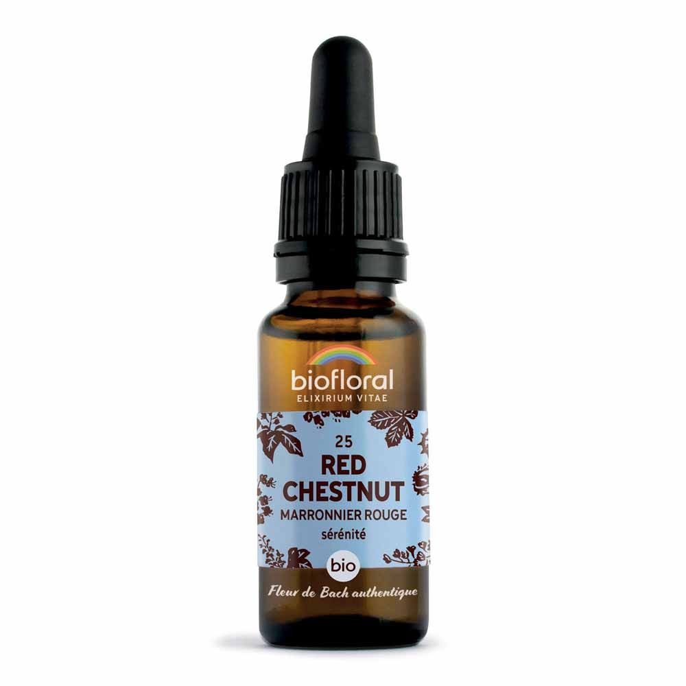 Biofloral Fleurs De Bach n°25 Marronnier Rouge Bio Demeter 20ml