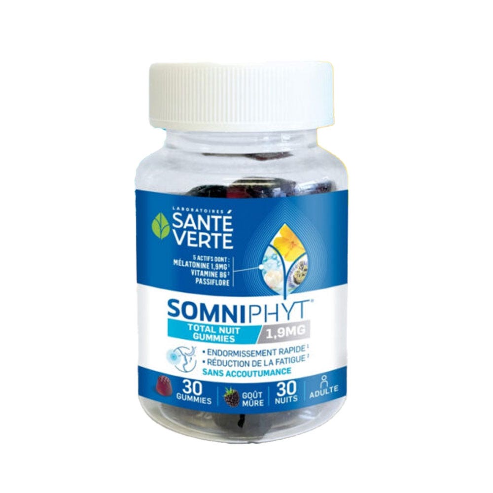 Sante Verte Somniphyt Total Nuit 30 gummies