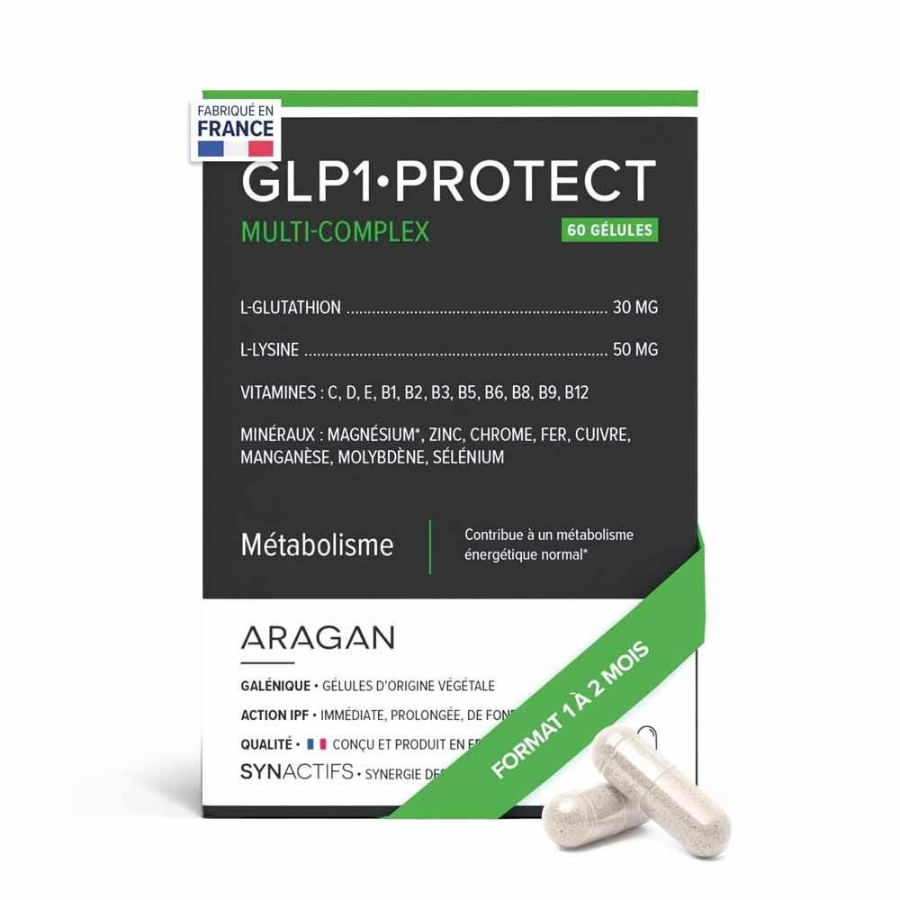 Aragan Synactifs GLP1 Protect Énergie & équilibre nutritionnel 60 gélules