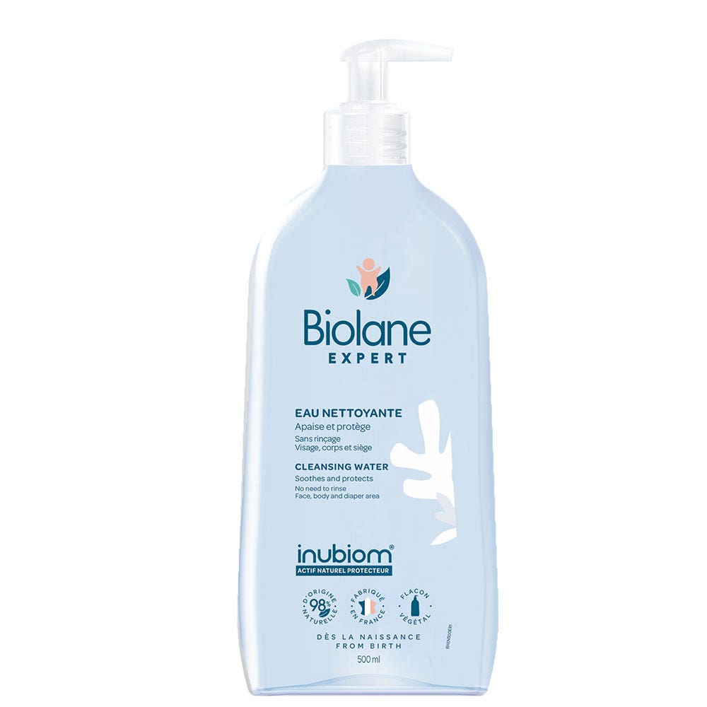 Biolane Expert Eau Nettoyante Sans Rinçage Apaise 750ml