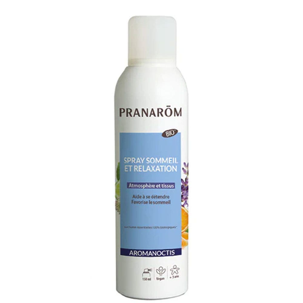 Pranarôm Aromanoctis Spray Sommeil et Relaxation Atmosphère et Tissus 150ml