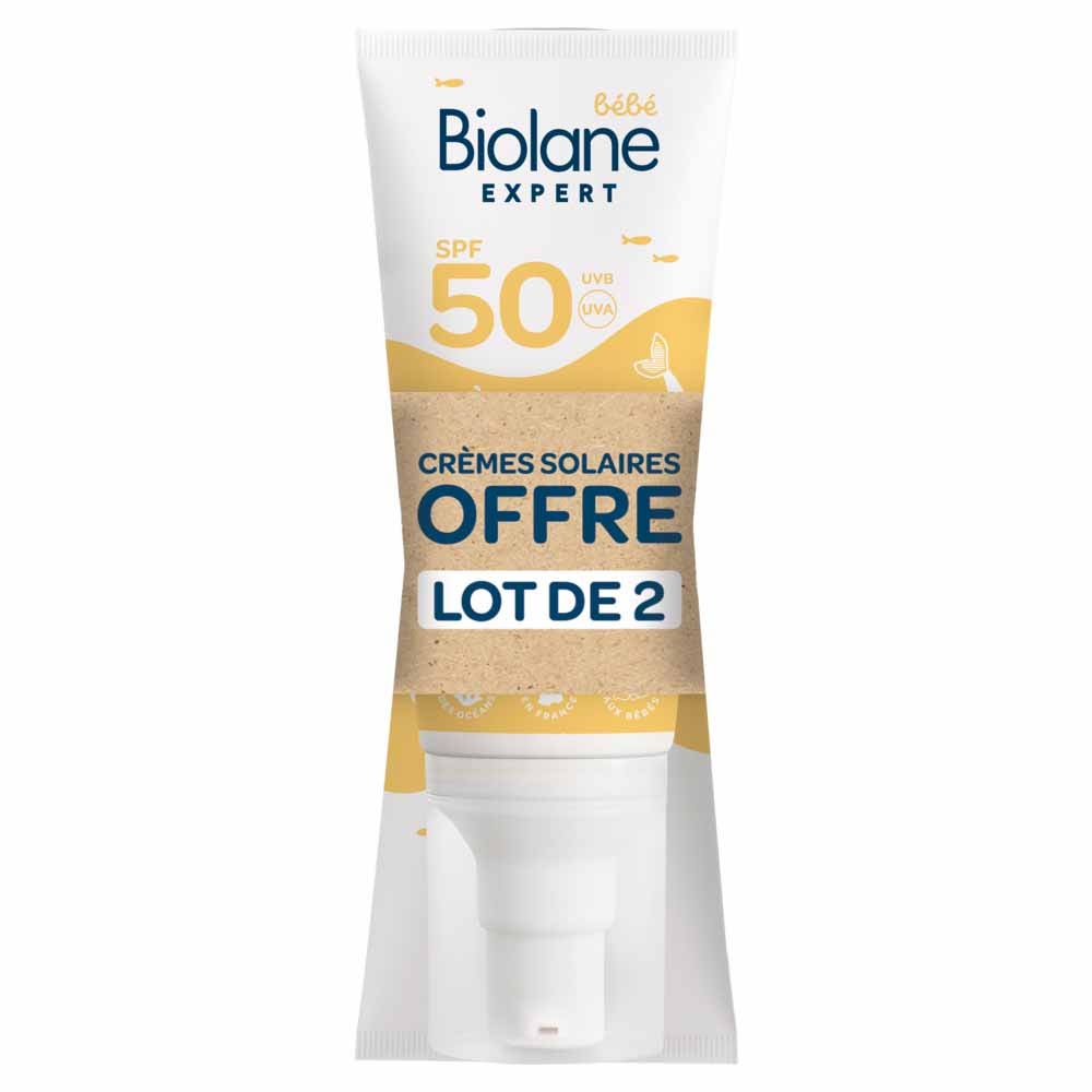 Biolane Expert Crème Solaire SPF50 2x50ml