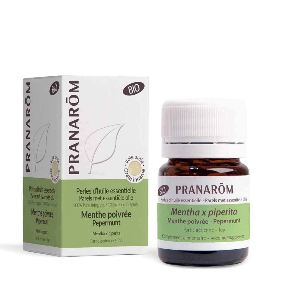Pranarôm Les Huiles Essentielles Menthe Poivree Bio 60 Perles