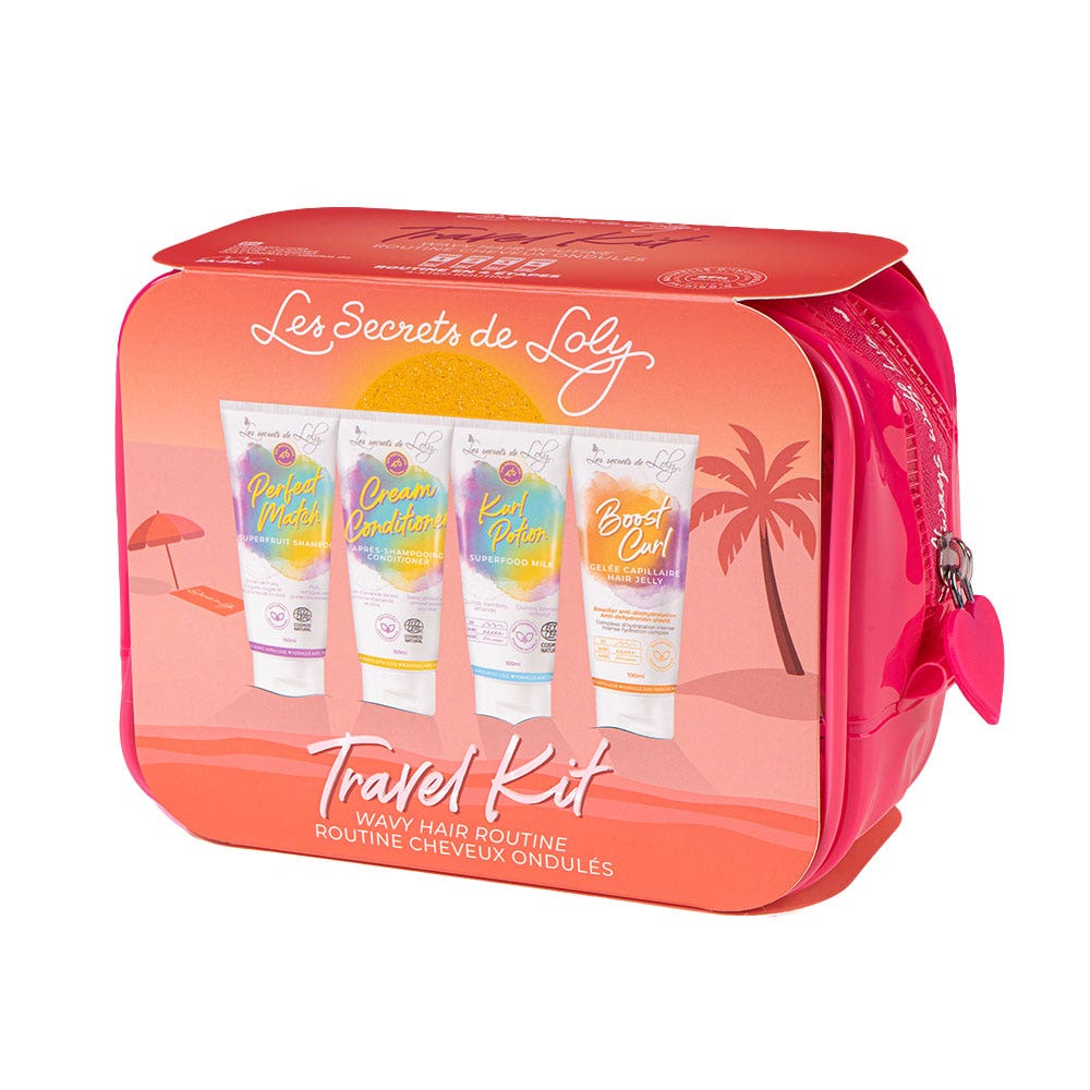 Les Secrets de Loly Trousse Voyage Cheveux Ondulés