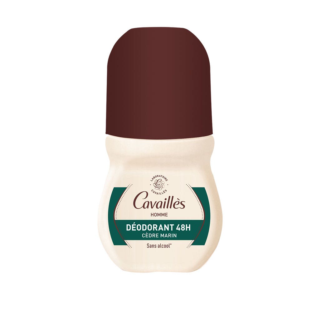 Cavaillès Dermato Déodorant Roll On Homme 48H 50ml