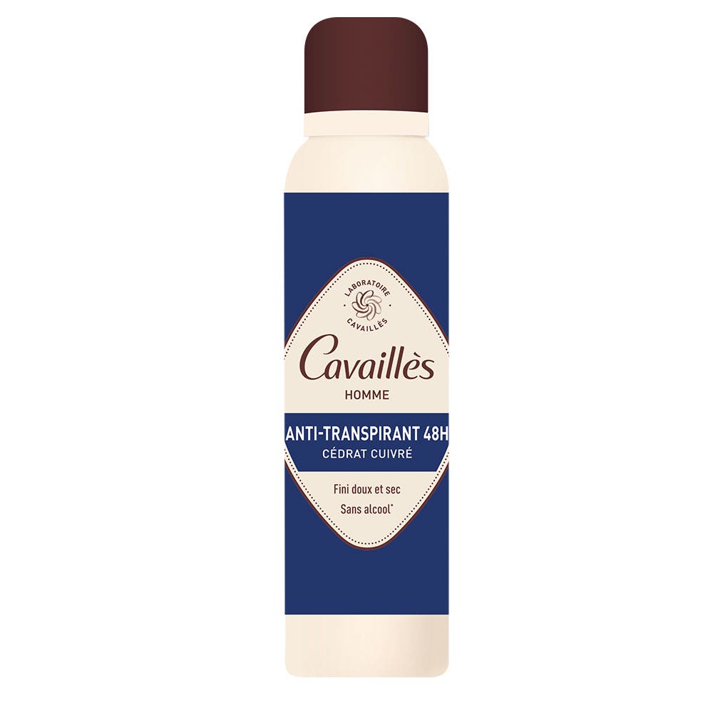 Cavaillès Absorb + Déodorant Anti Transpirant Homme 48H 150 ml