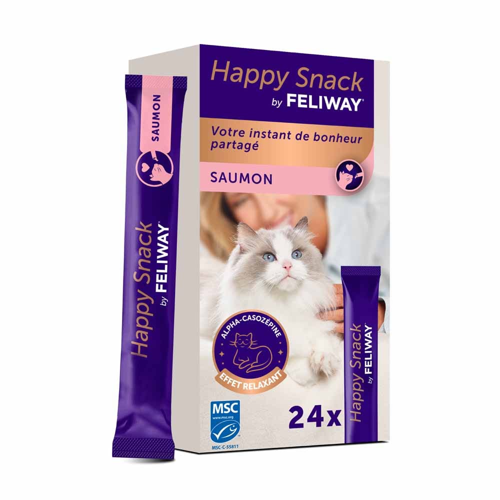 Feliway Happy Snack Anti-stress chat Saumon x24