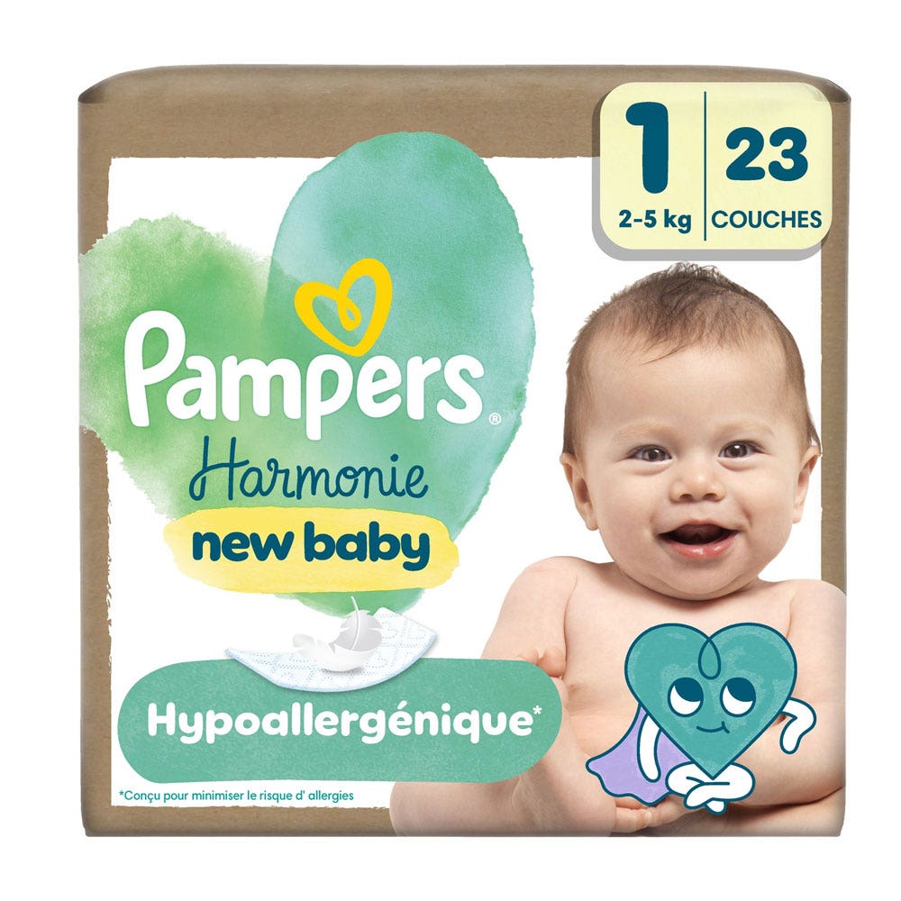 Harmonie Couches Taille 1 2- 35 Unites 35 Unites Harmonie Pampers