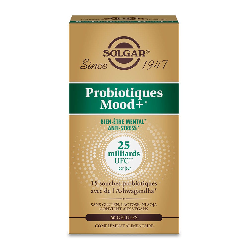 Solgar Probiotiques Mood+ 60 gélules