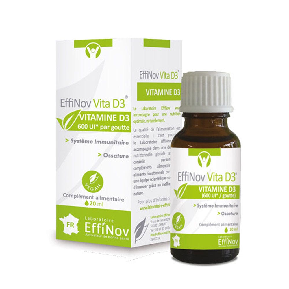 Effinov Nutrition Vita D3 Immunité 20 ml