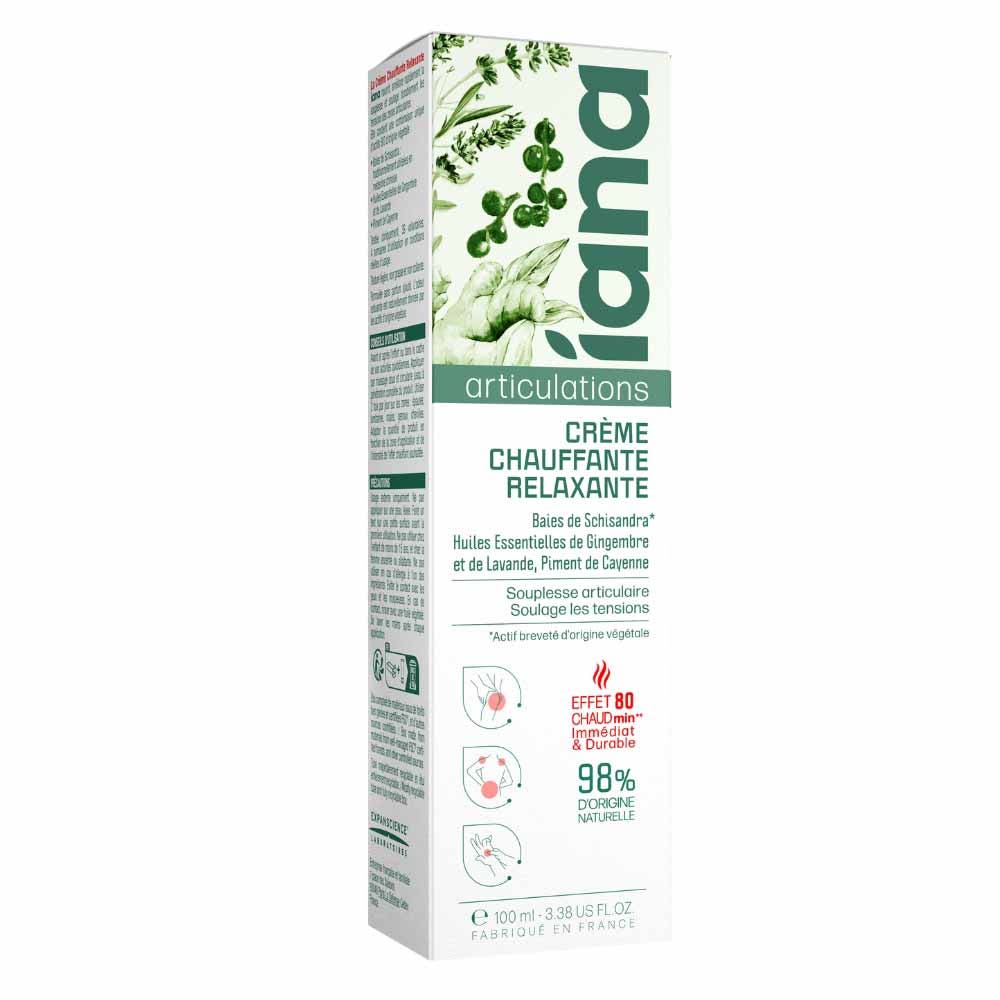 Iana Articulations Crème Chauffante Relaxante 100ml