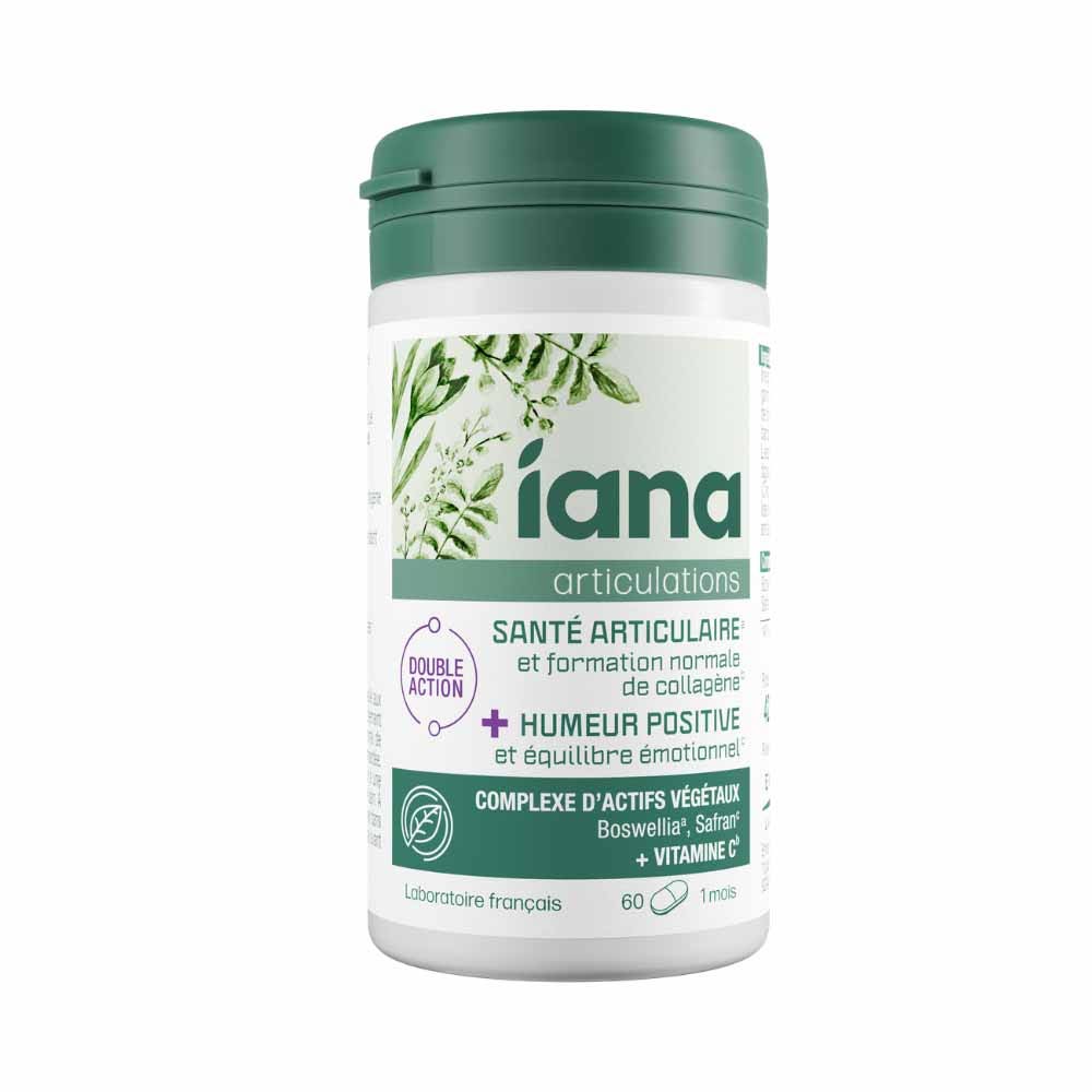 Iana Articulations Santé Articulaire & Humeur Positive 60 comprimés