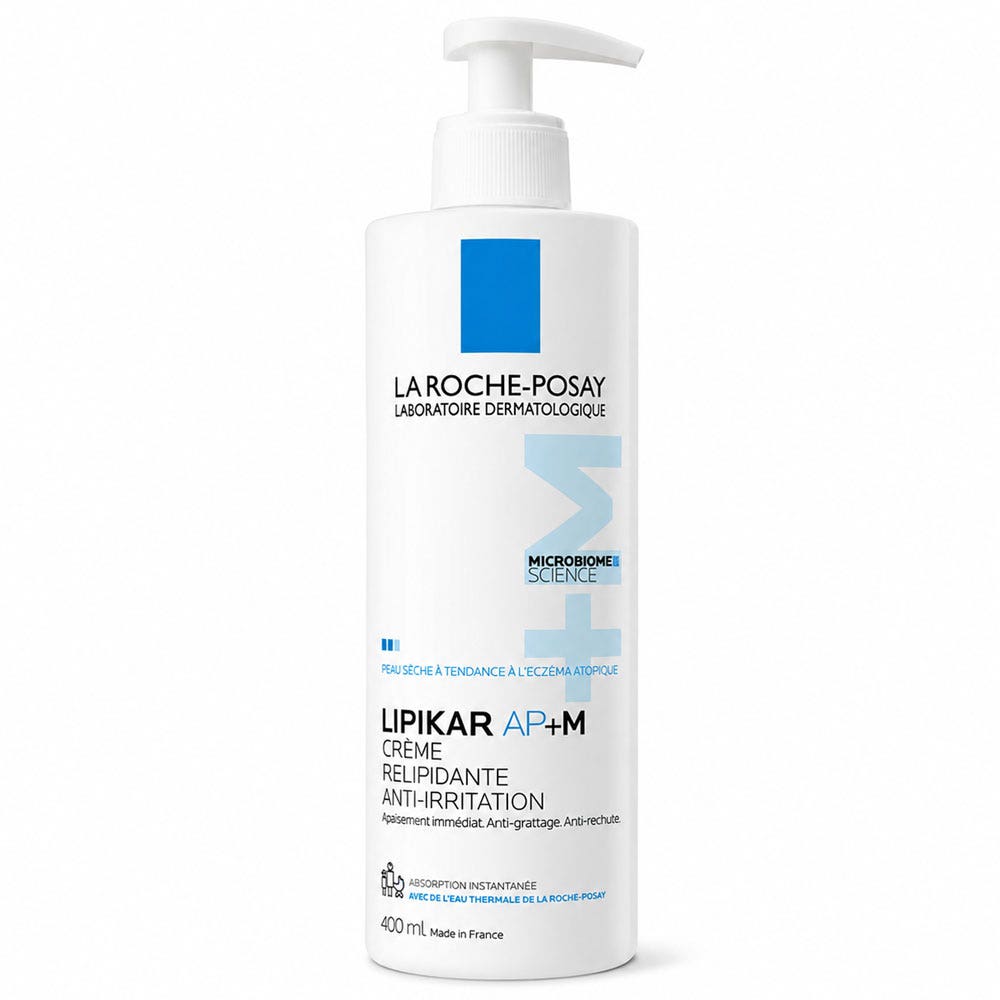La Roche-Posay Lipikar AP+Max Crème Relipidante Anti Irritation Peaux Sèche à Tendance Atopique 400ml
