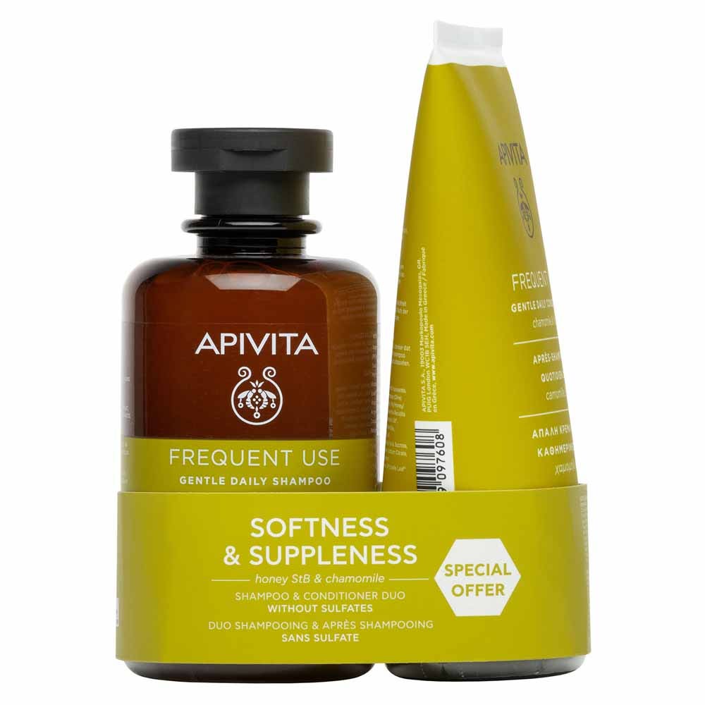 Apivita Frequent Use Duo Shampoing 250ml et Après-Shampoing 150ml