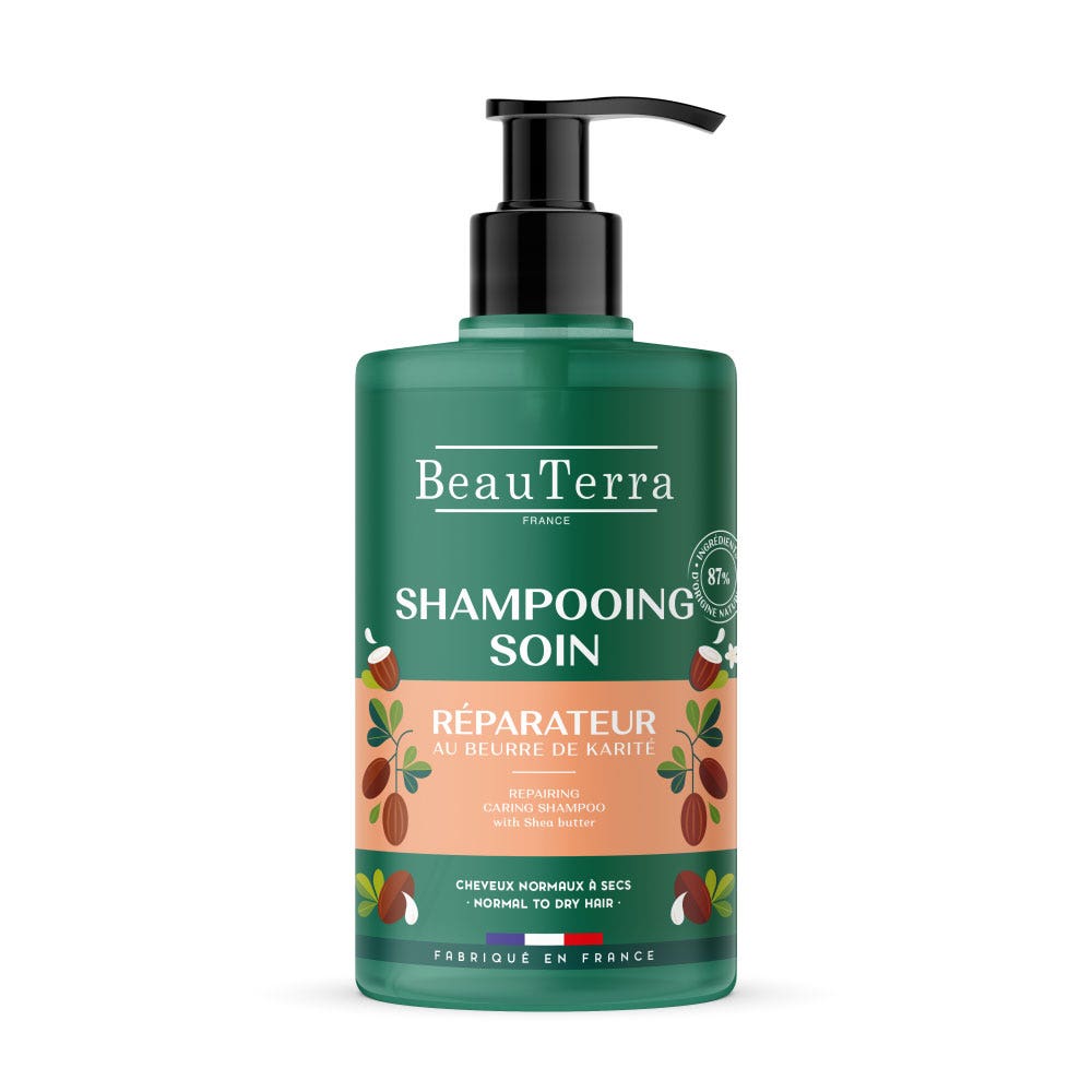 Beauterra Shampooing Réparateur Cheveux Normaux ou Secs 750ml