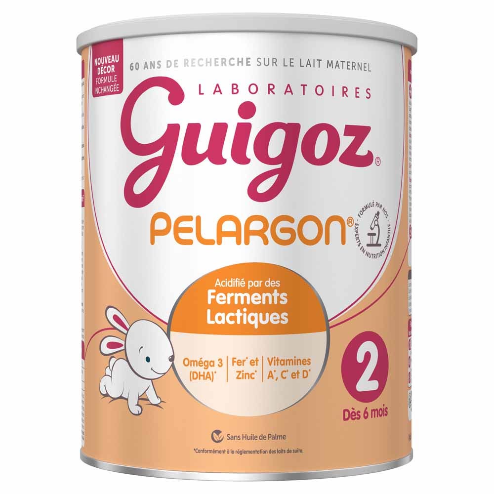 Guigoz Pelargon Lait En Poudre 2 De 6 à 12 Mois 780g