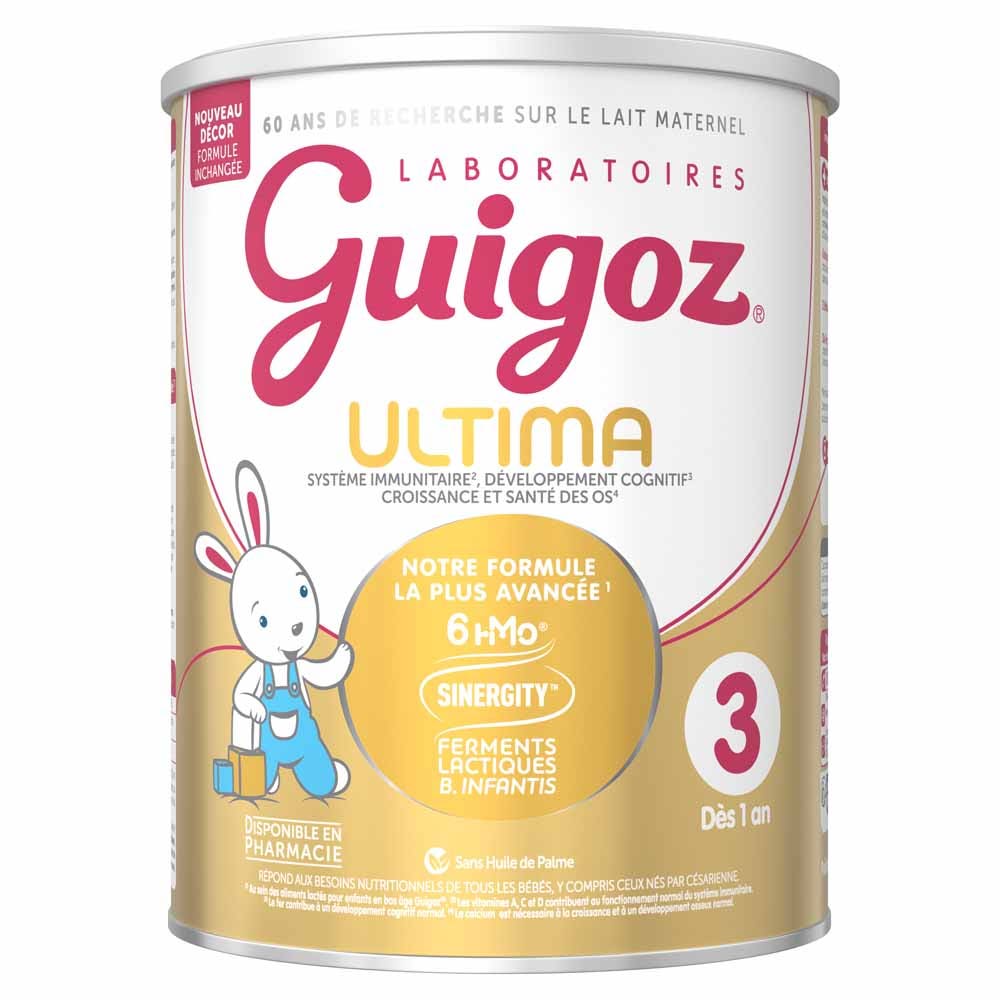Guigoz Ultima Lait En Poudre 3 Dès 12 Mois 780g