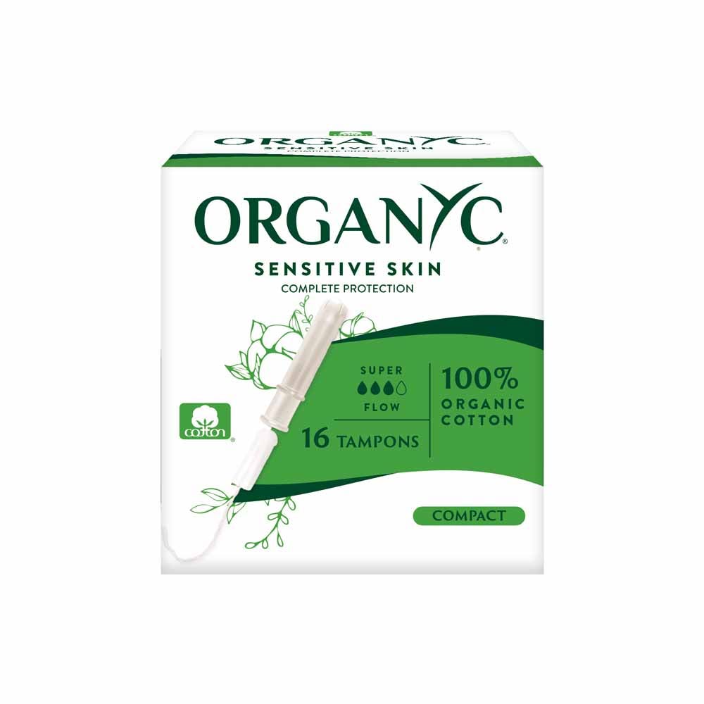 Organyc Tampon Applicateur 100% coton Bio Super x16