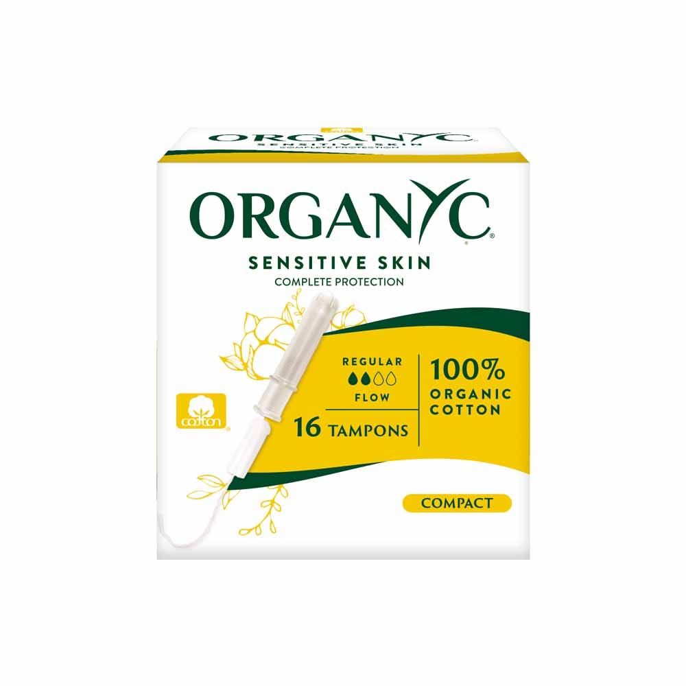Organyc Tampon Applicateur 100% coton Bio Normal x16