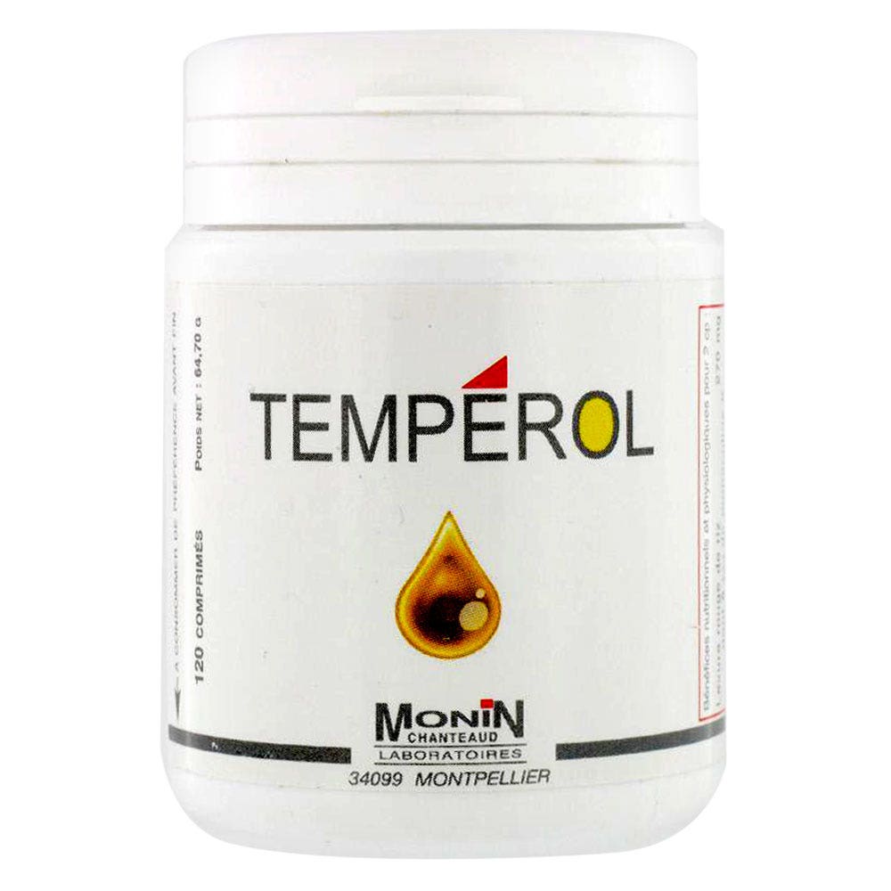 Monin Chanteaud Temperol 120 comprimés
