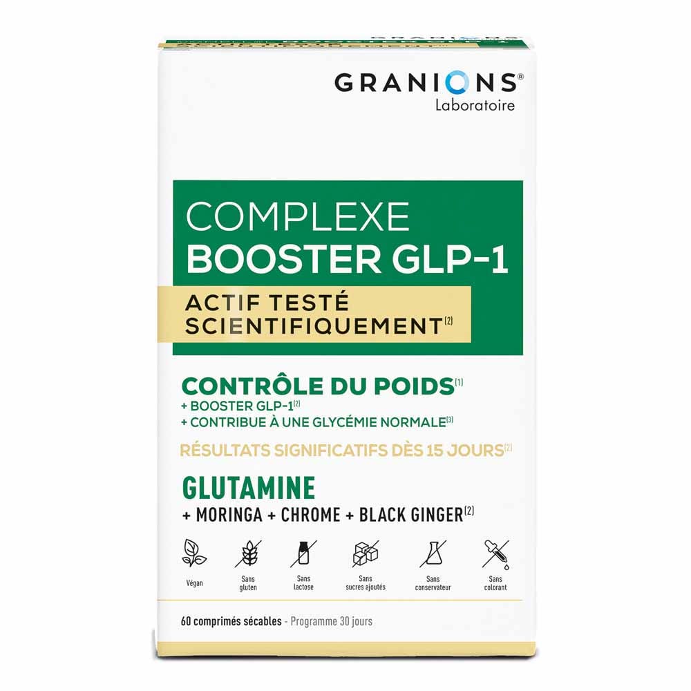 Granions L-Glutamine 3000mg Ventre Plat Digestion 120 comprimés