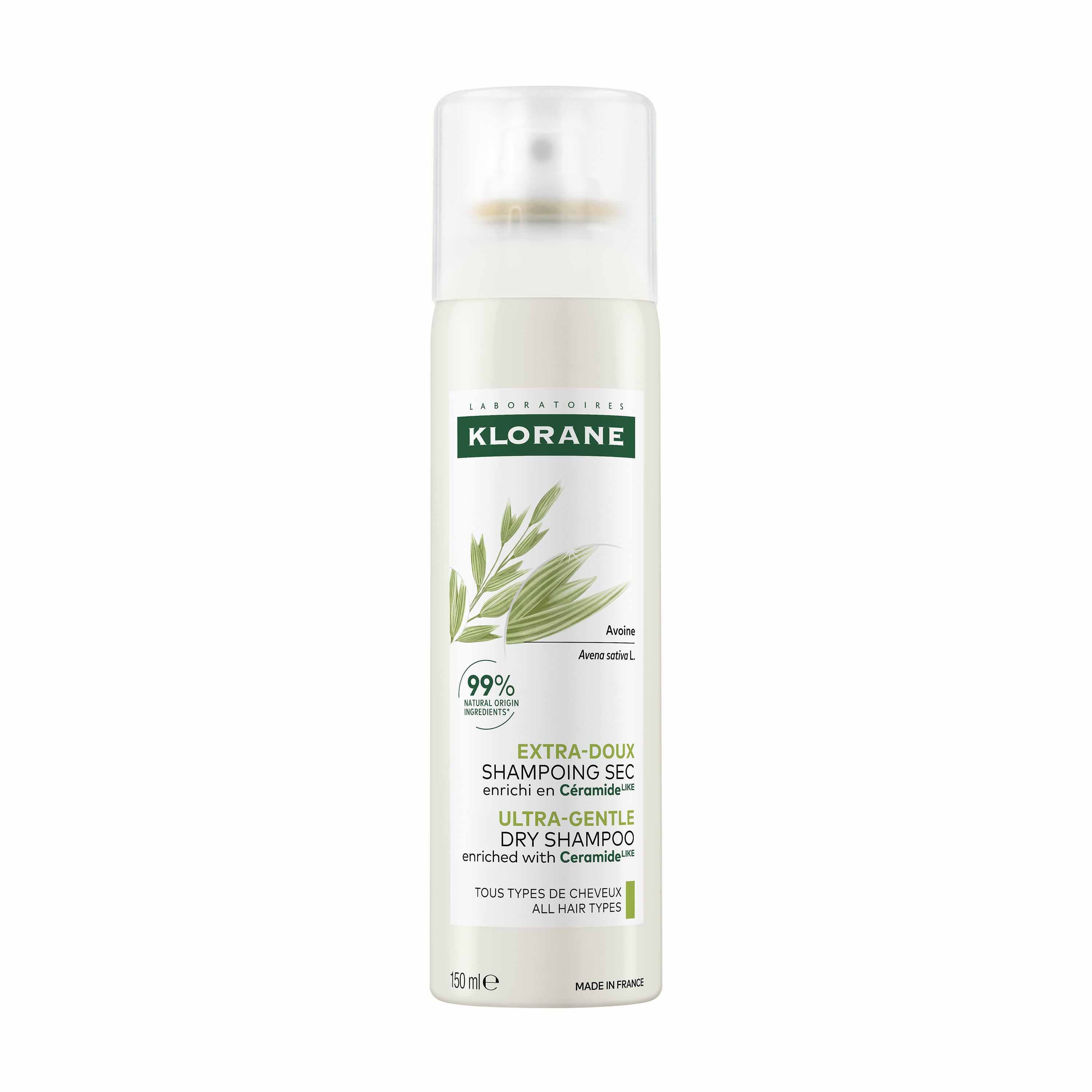 Shampooing Sec Extra Doux 150ml Lait D'Avoine A L'Avoine et Céramide Klorane