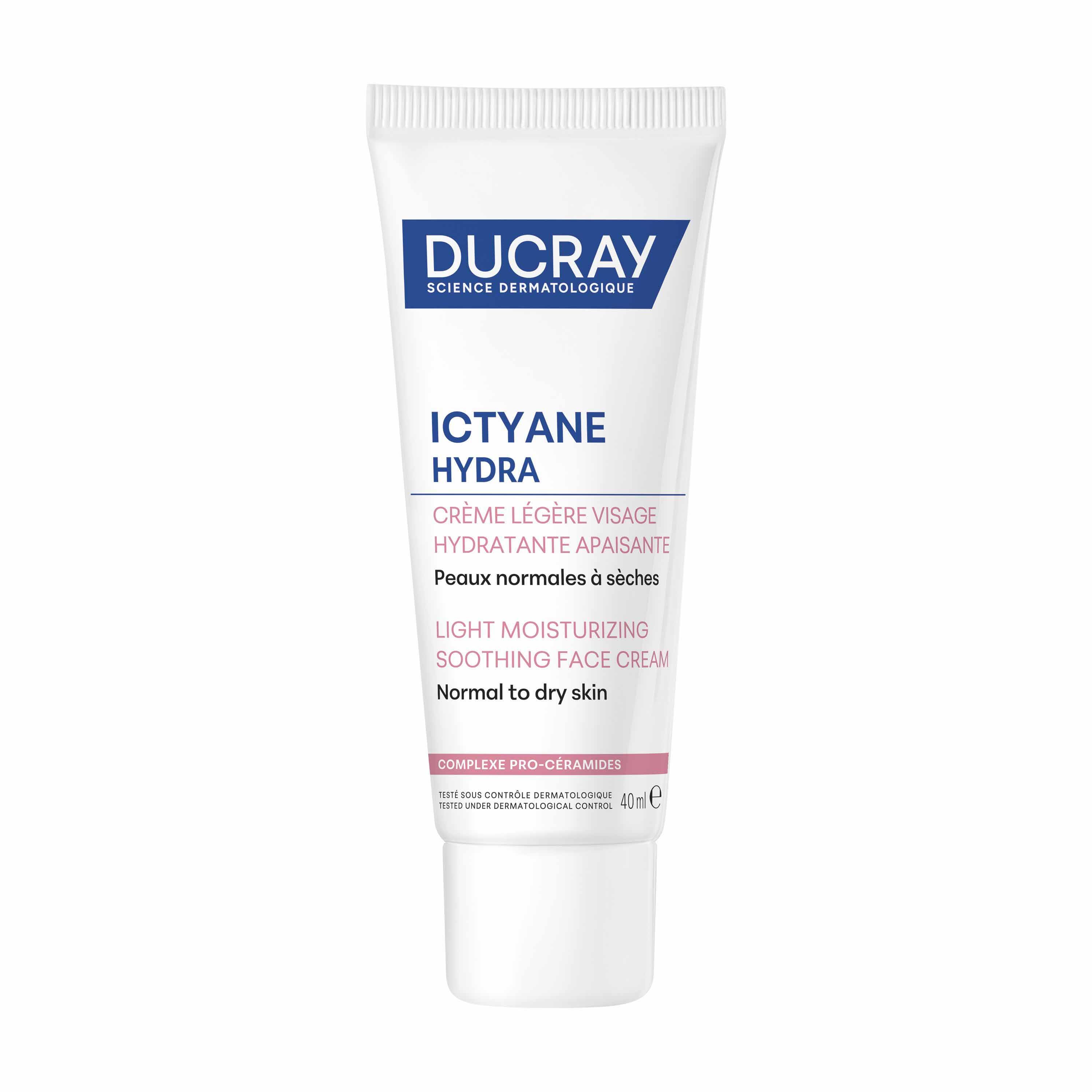 Ducray Ictyane Hydra Crème Légère Hydratante Apaisante 40ml