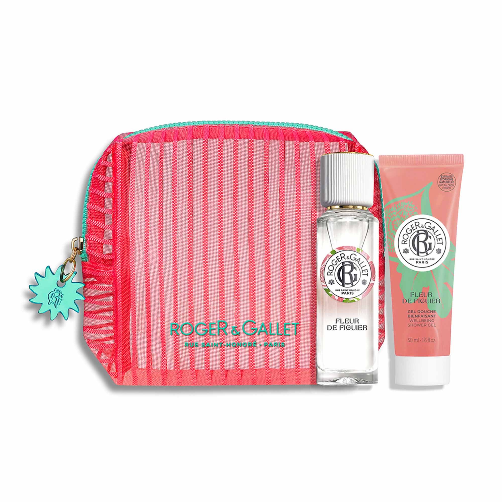 Roger & Gallet Trousse Eté Fleur De Figuier Eau Parfumée + Gel Douche