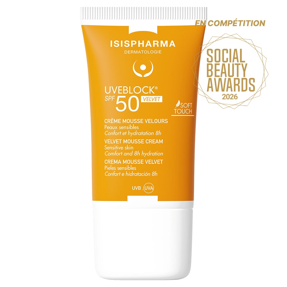 Isispharma Uveblock Velvet Crème Mousse Velours SPF50 40ml