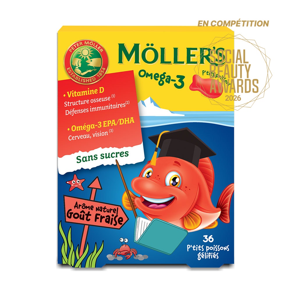 Moller'S Oméga-3 P'tits poissons 36 gommes