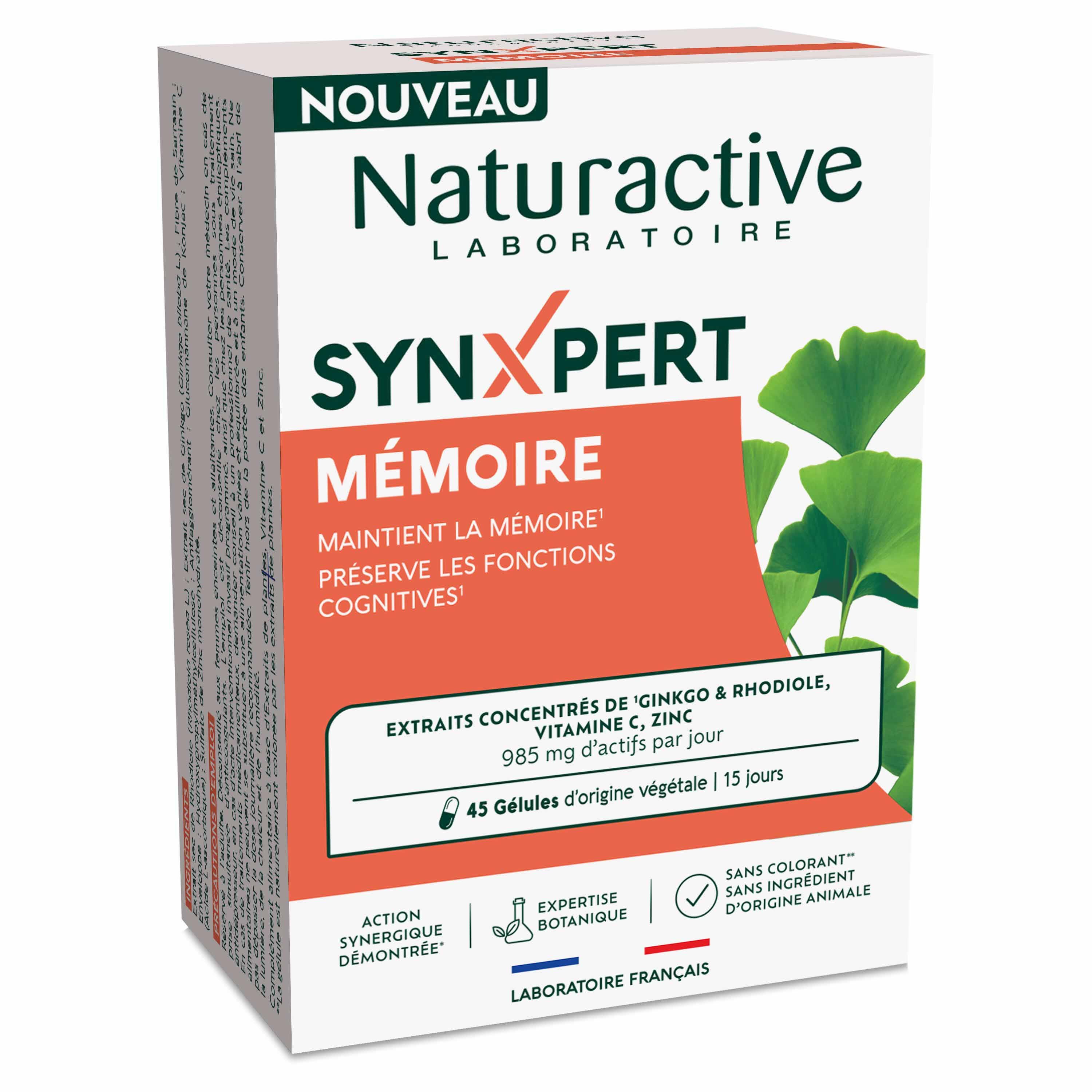 Naturactive SYNXPERT Mémoire 45 gélules