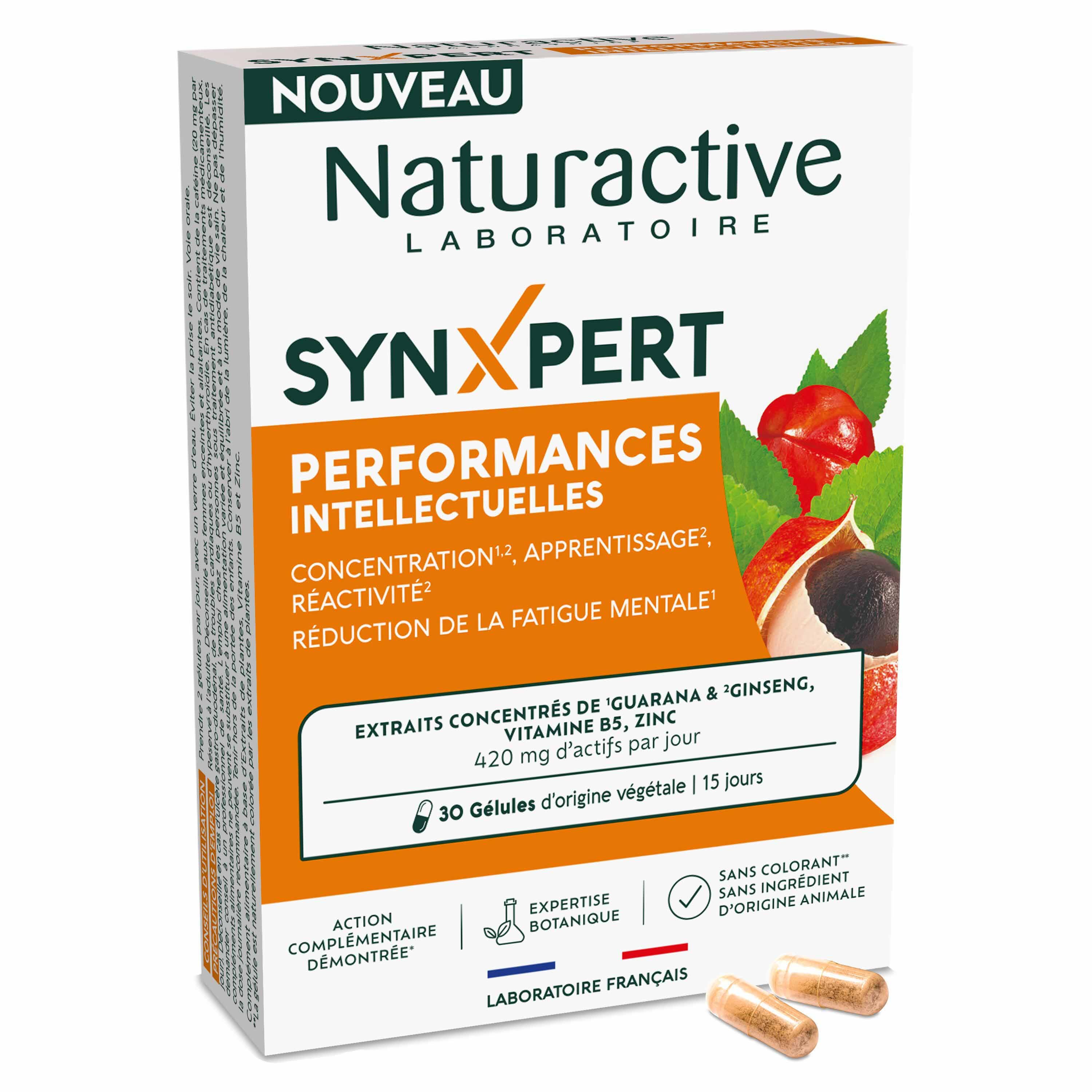 Naturactive SYNXPERT Performances intellectuelles 30 gélules