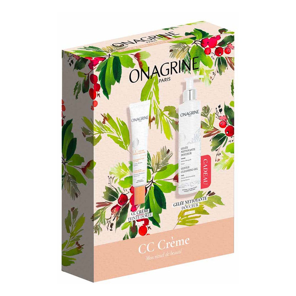 Onagrine Coffret CC Crème 40ml et Gelée Nettoyante Douceur Offerte 200ml