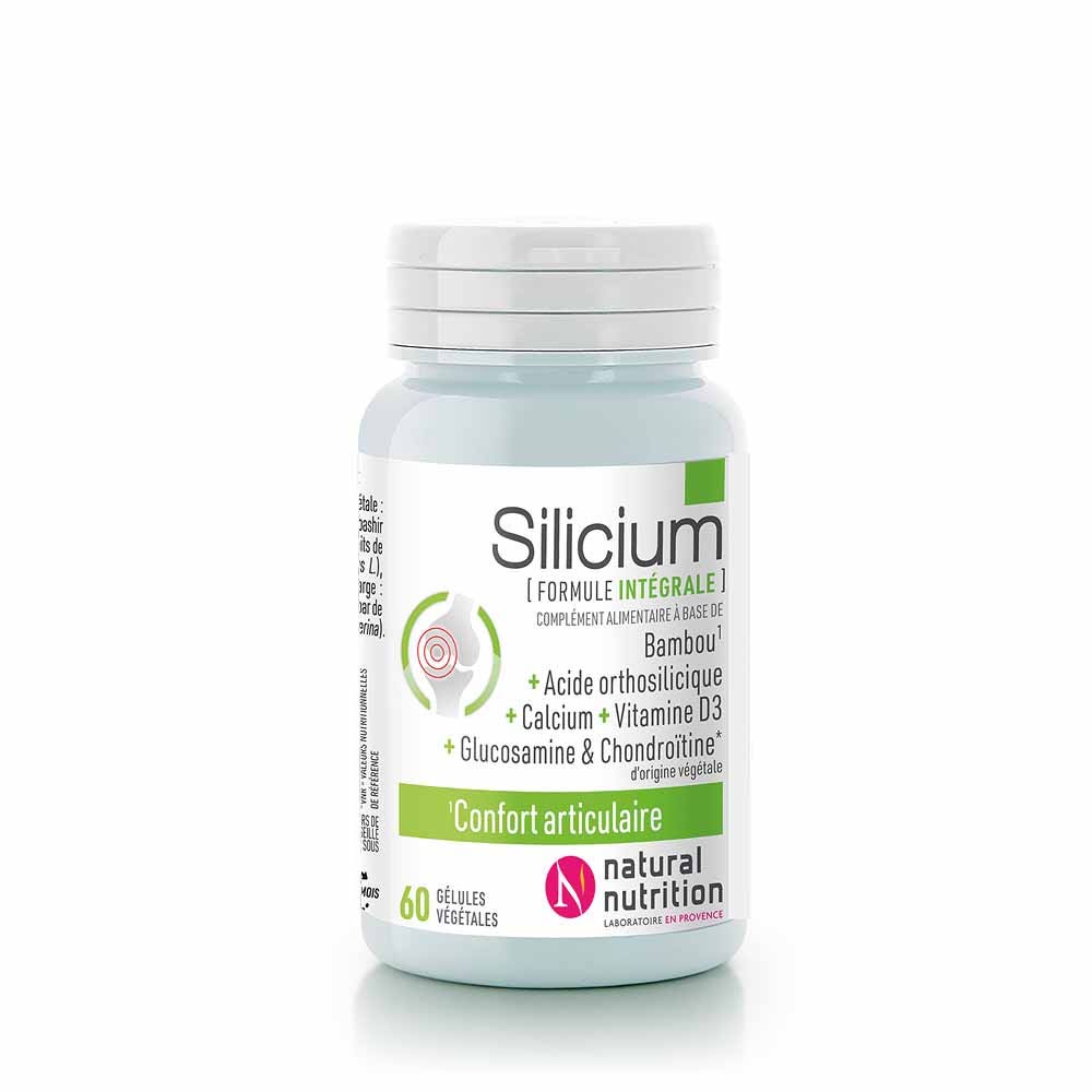 Natural Nutrition Silicium Formule Intégrale Vegan 60 gélules