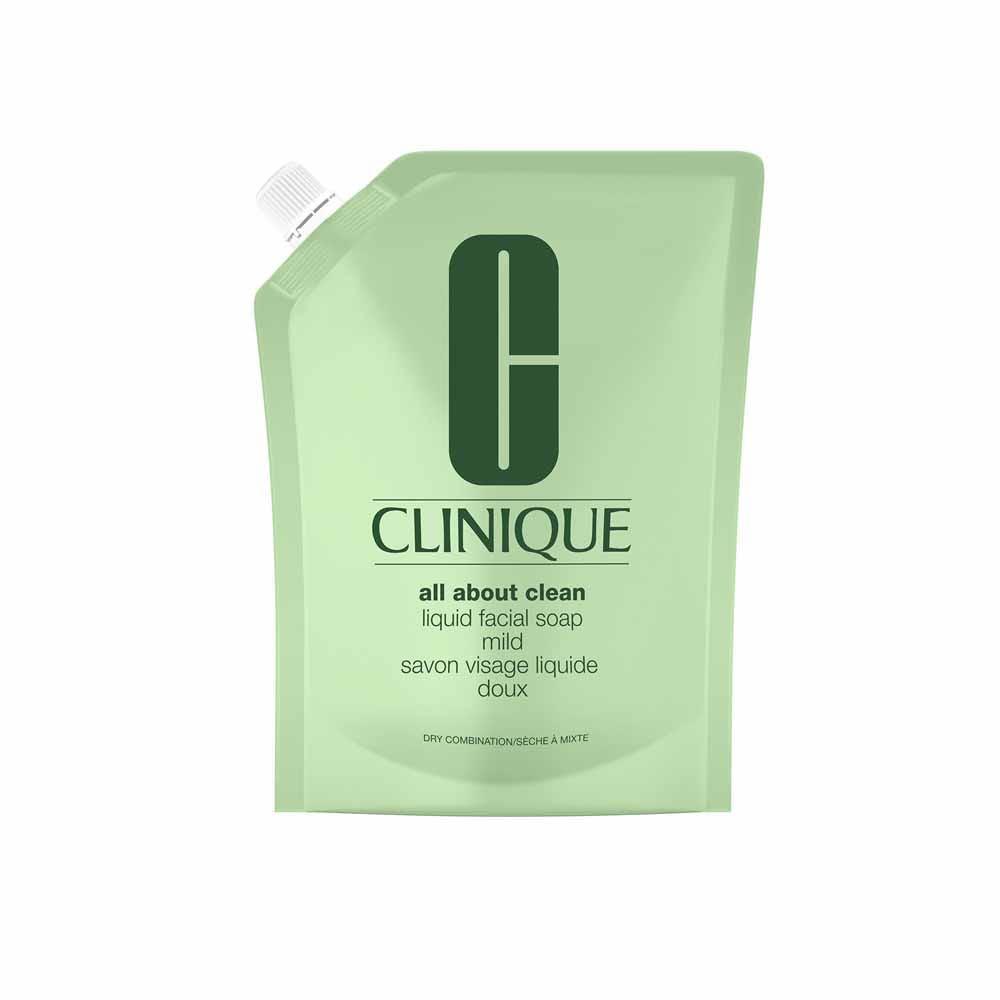 Clinique All About Clean Eco-Recharge Savon Visage Liquide Doux Peaux Sèches à Mixtes 400ml
