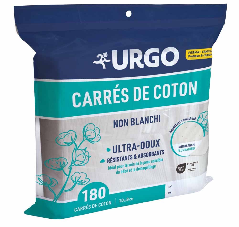 Urgo Carré de coton 10x8cm x180