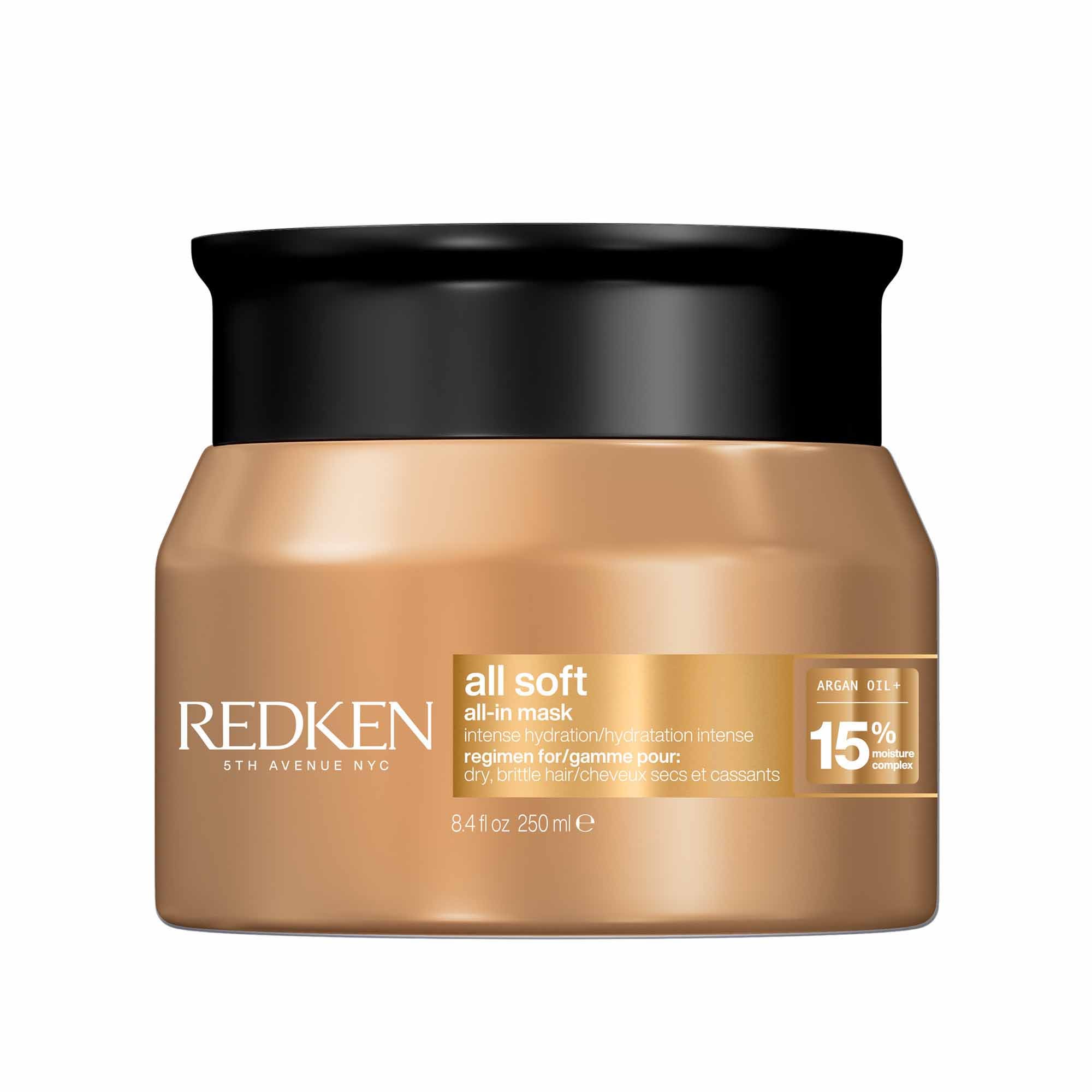 Redken All Soft Masque Hydratation Cheveux Secs 250ml