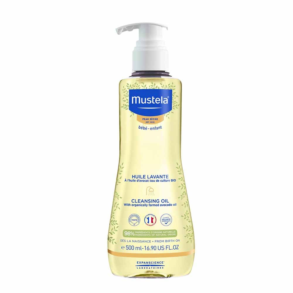 Mustela Huile Lavante Peaux Seches 500ml