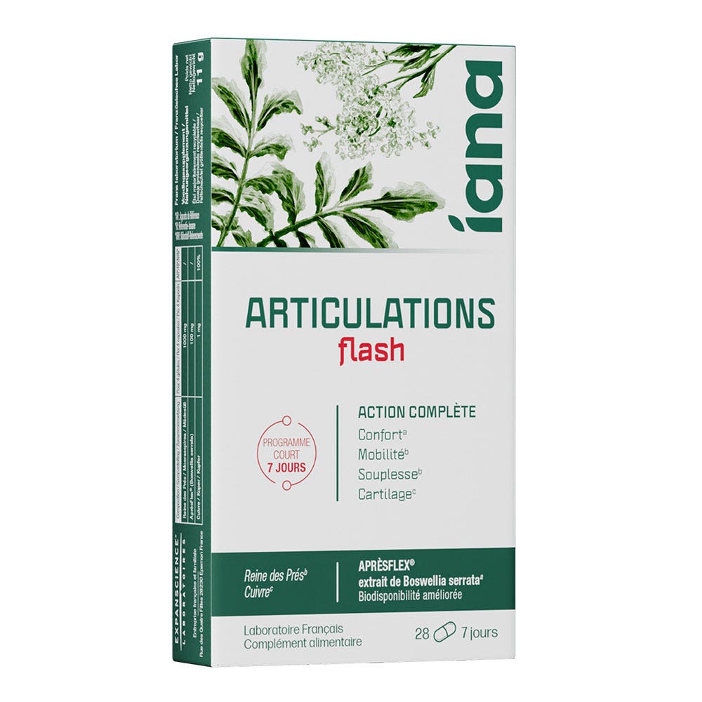 Iana Articulations Flash 28 gélules