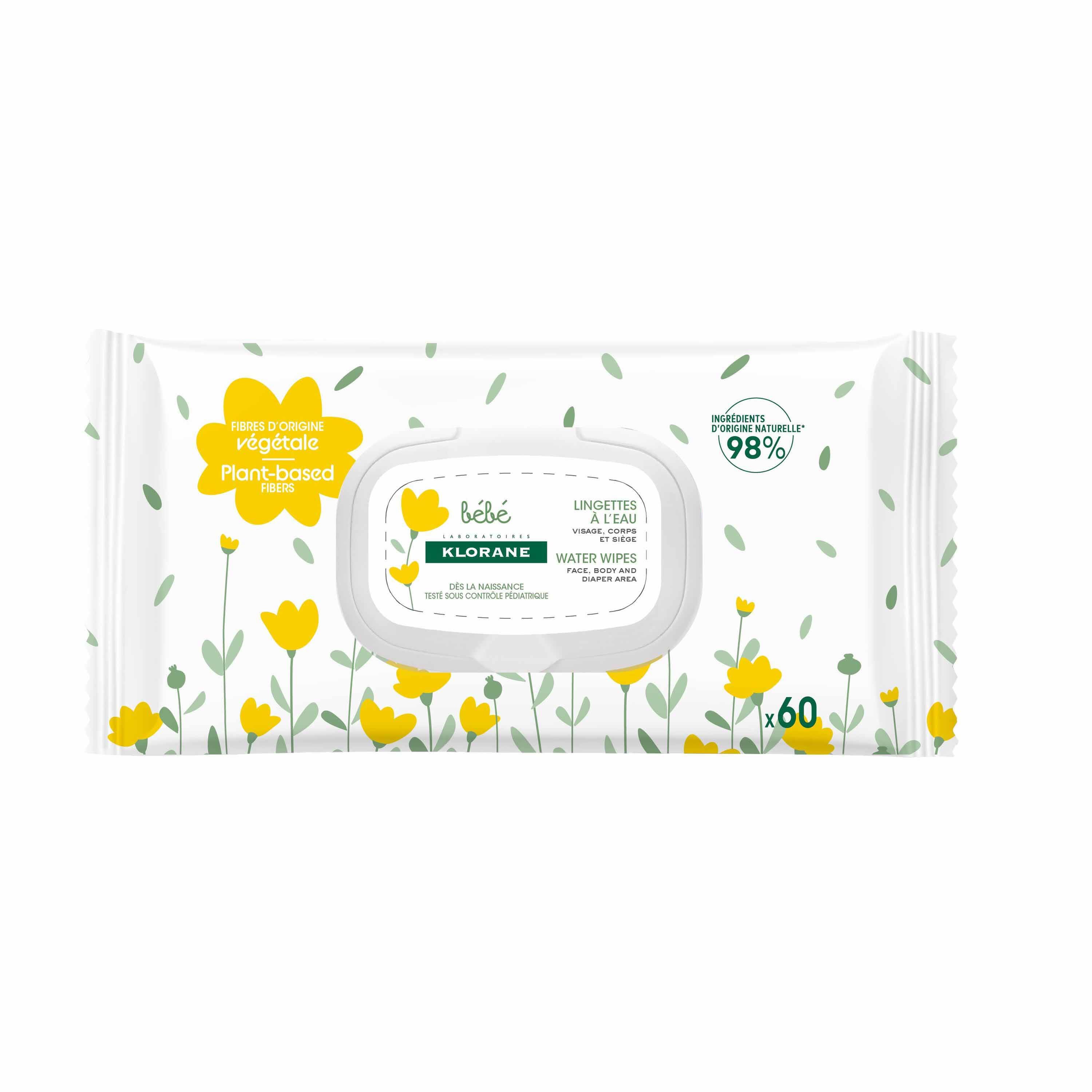 Klorane Bébé Lingettes Nettoyantes Douces 3x60 unités