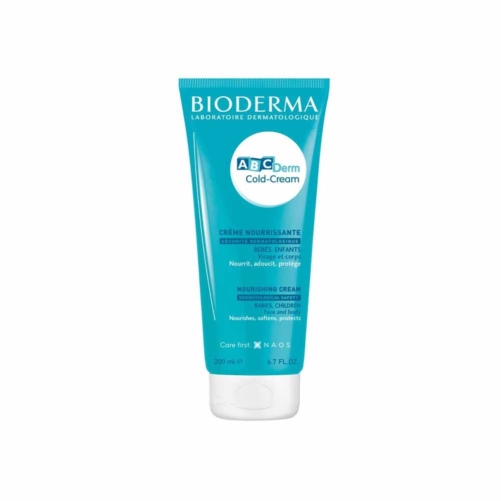 Cold Cream bébé 200ml Abcderm Crème visage et corps Bioderma
