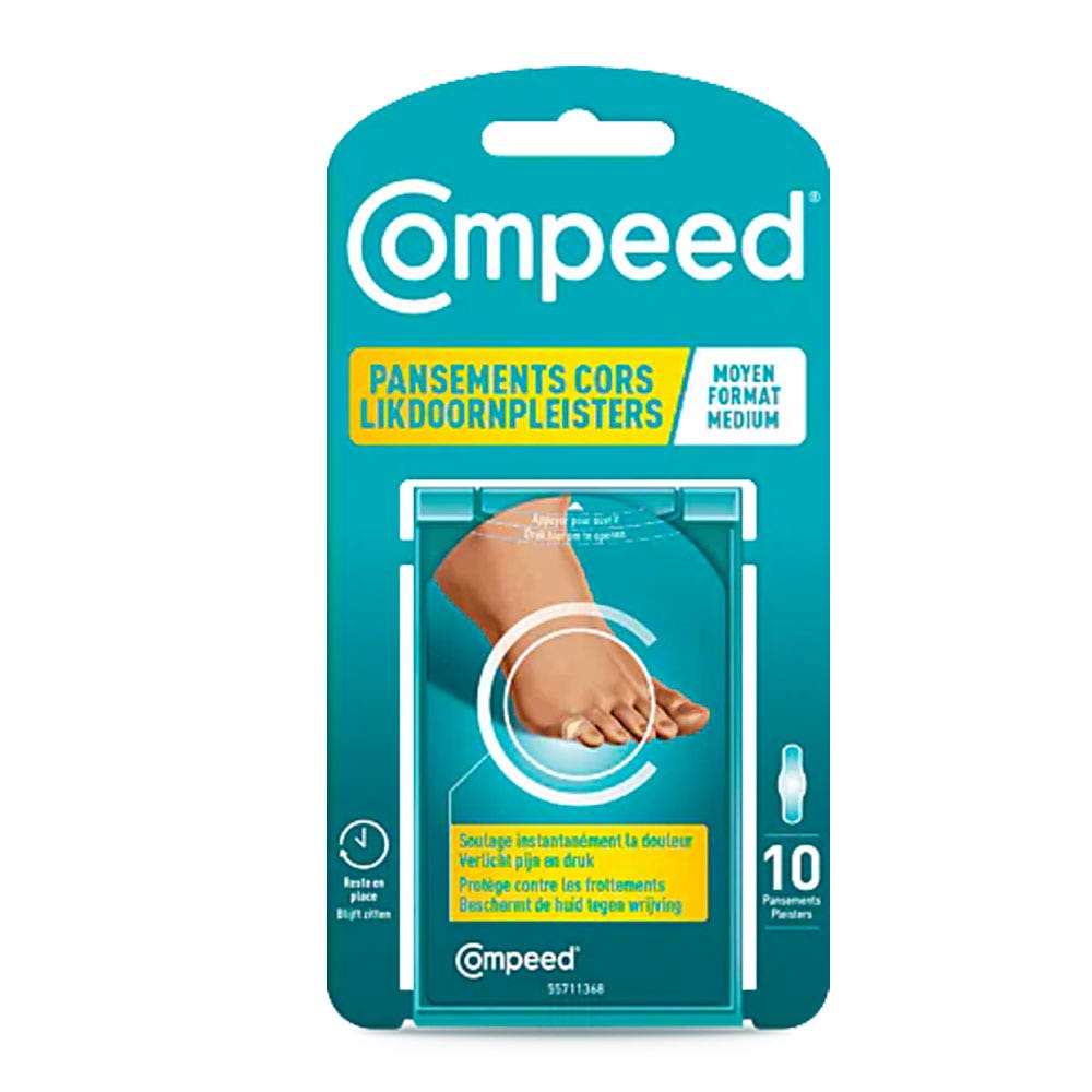 Compeed Pansements Cors Moyen Format x10