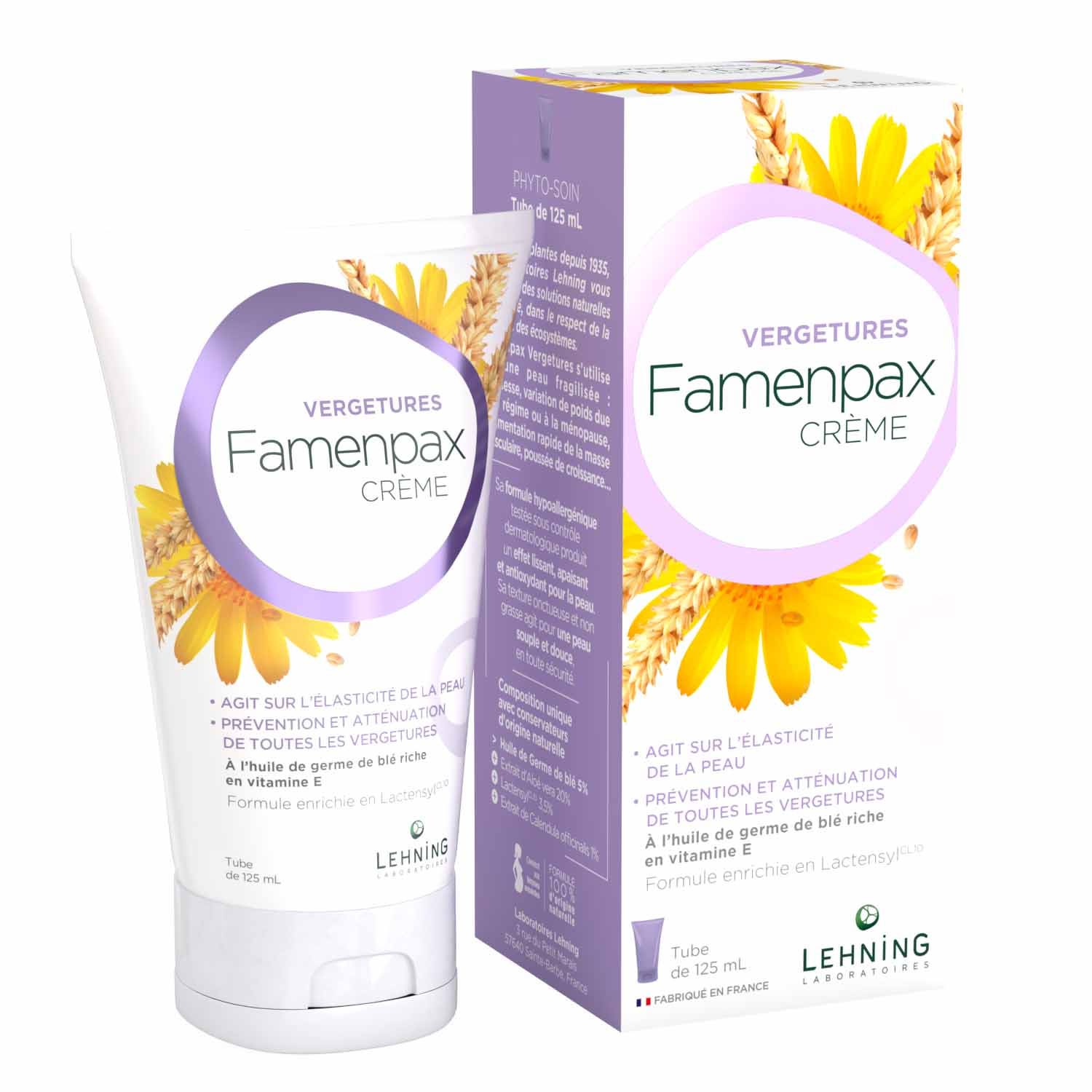 Lehning Famenpax Vergetures Crème 125ml