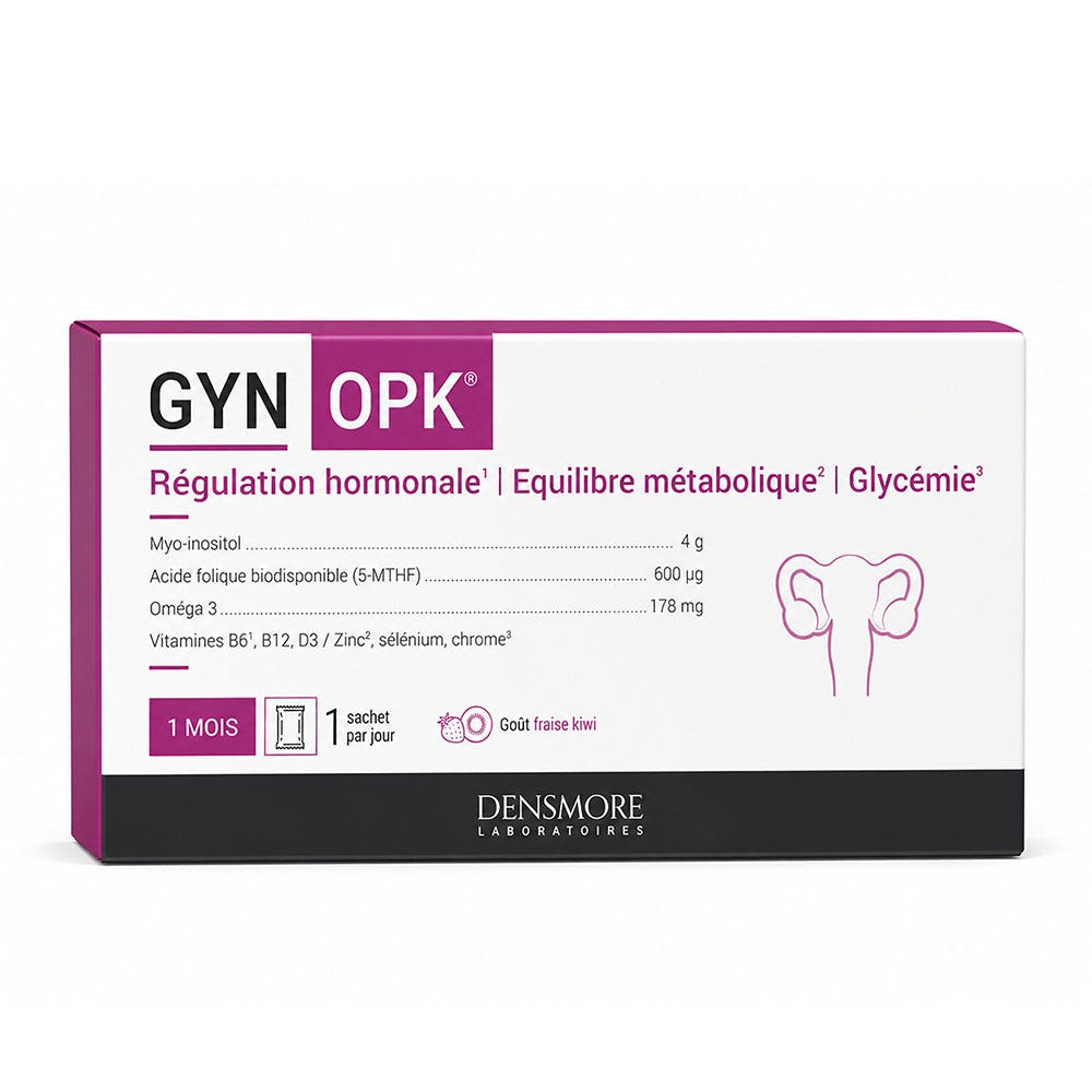 Densmore Gynecologie Gyn OPK Goût Fraise Kiwi 30 Sachets