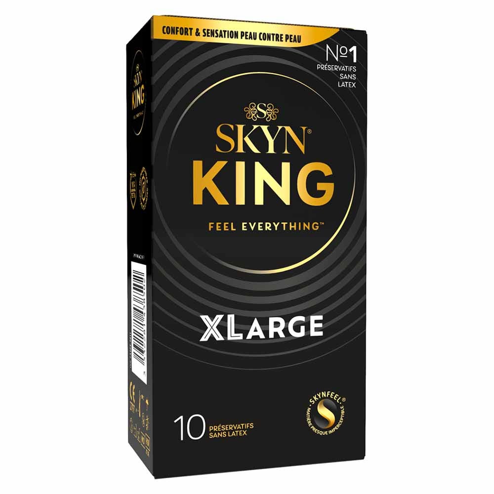 Skyn King XLARGE Préservatifs sans latex x10