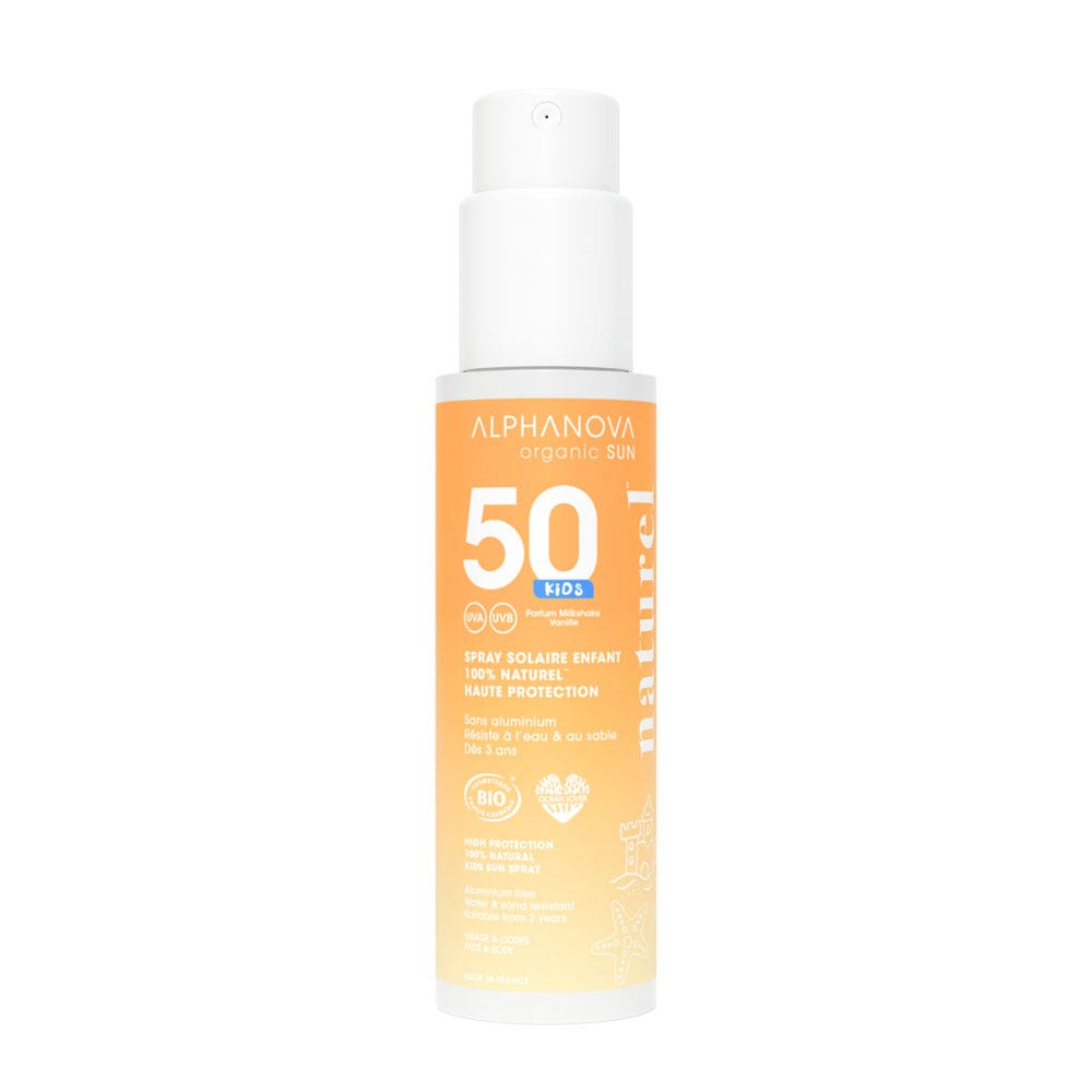 Alphanova Organic Sun Spray Solaire Enfants SPF50 125ml