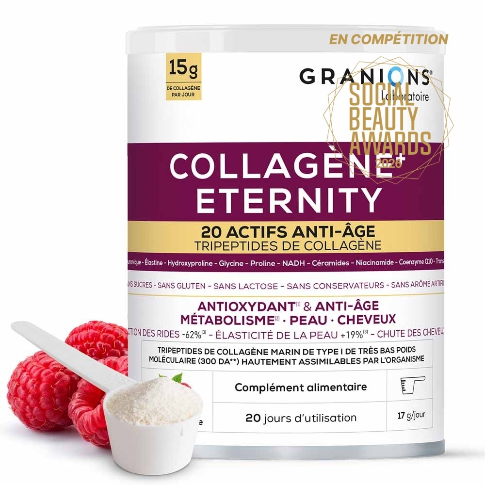 Granions Collagène Eternity Goût framboise 343g