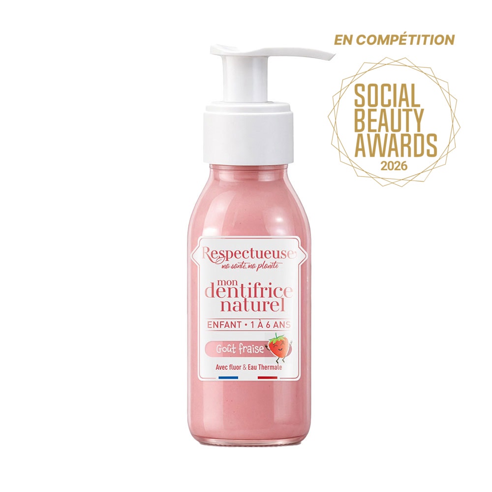 Respectueuse Dentifrice Fraise Enfant 80ml